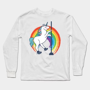 Unicorn Rainbow Tabeldance Dance Long Sleeve T-Shirt